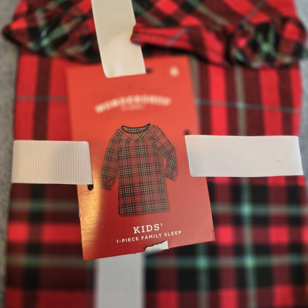 Target Red and Green Kids Pajamas Nightgown